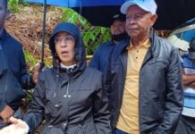 *Gobernadora Claritza Rochtte supervisa situación en Villa Progreso ante inundaciones*